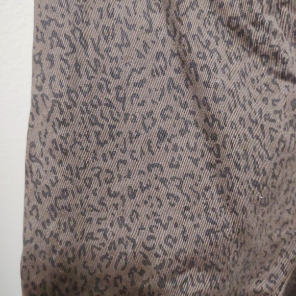 Joie Park Brown Animal Print Utility Skinny Ankle Pants  26 - Picture 4 of 5